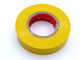 Nastri elettrico giallo dell'isolamento del PVC dell'adesivo di gomma spessore di 0.22mm - di 0.10mm