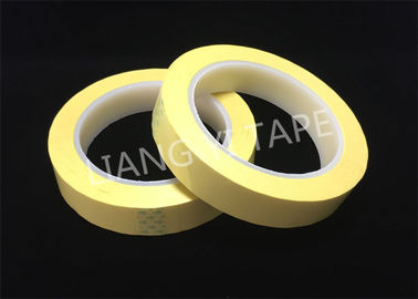 Light Yellow Polyester Mylar Tape With Flame Retardant 0.055mm Thickness