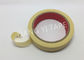 Nastro elettrico termoresistente giallo dell'adesivo di gomma per lo spostamento ordinario